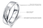 Christmas Silver Ring for Women's Fashion