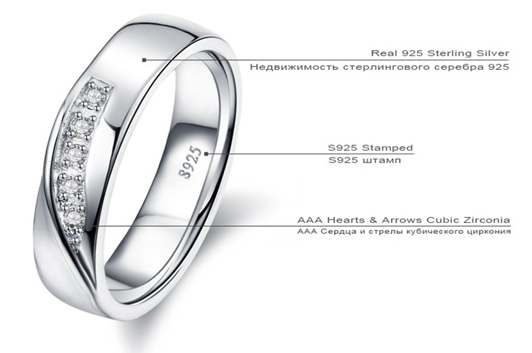 Christmas Silver Ring for Women's Fashion