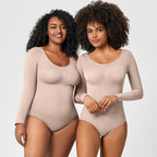 Women's Seamless Long Sleeve Corset Jumpsuit