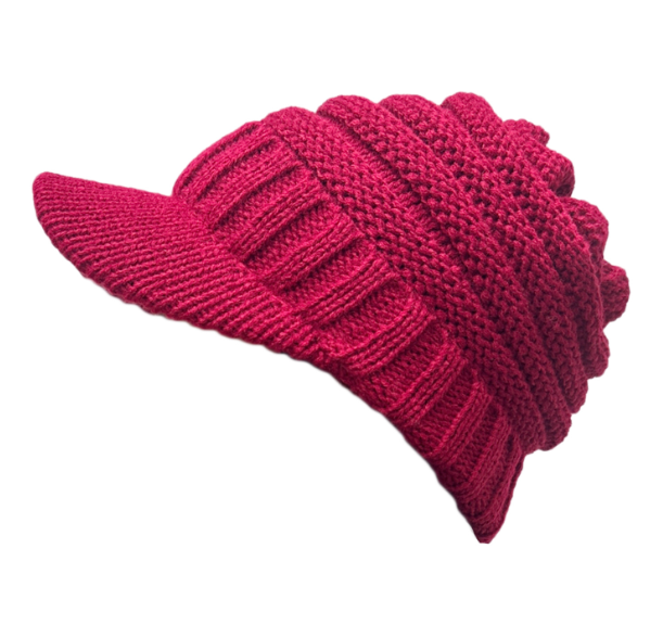 Warm Curling Wool Hat with Ear Protection for Women | Embroidered Cap