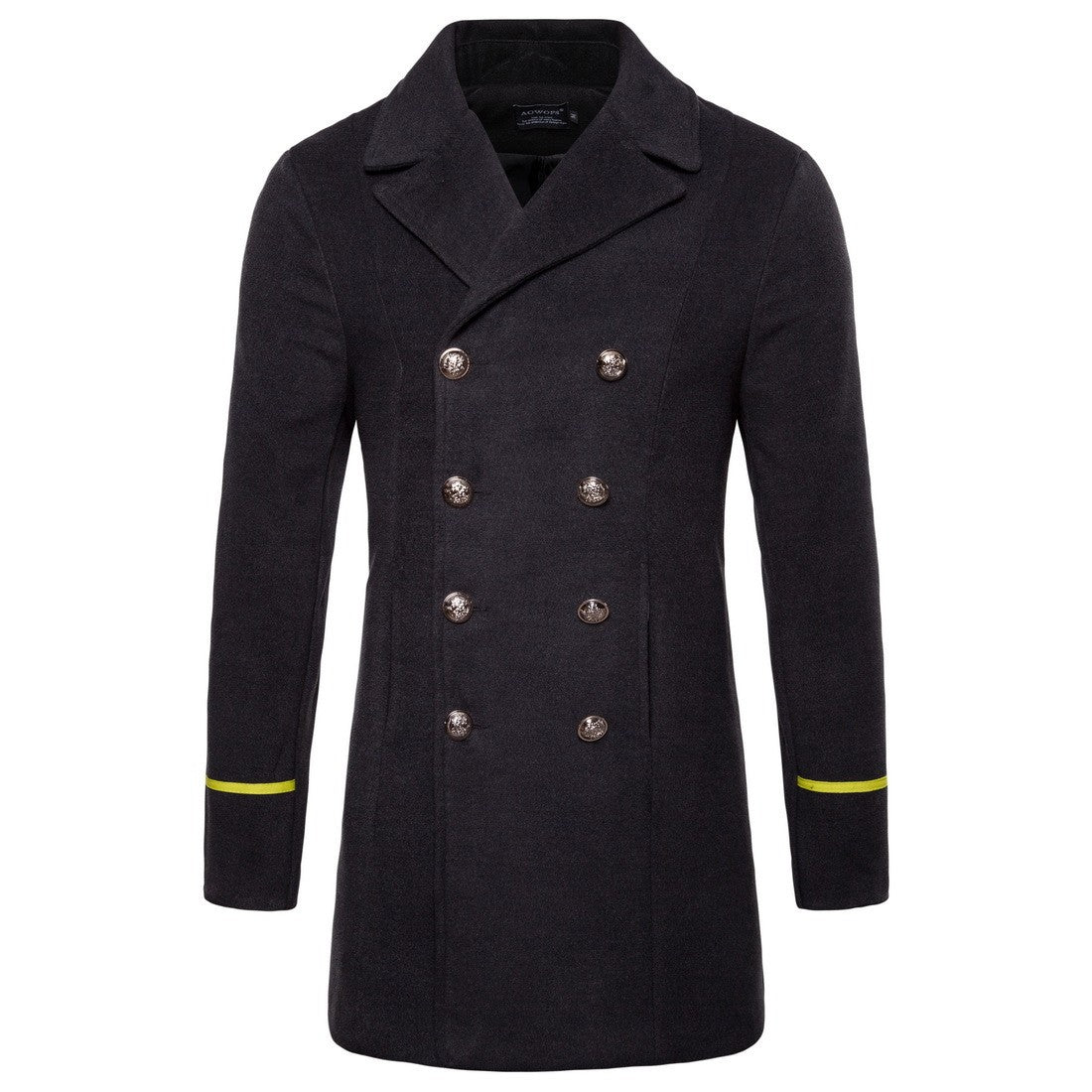 Mid-length Men's Fashion Wool Trench Coat