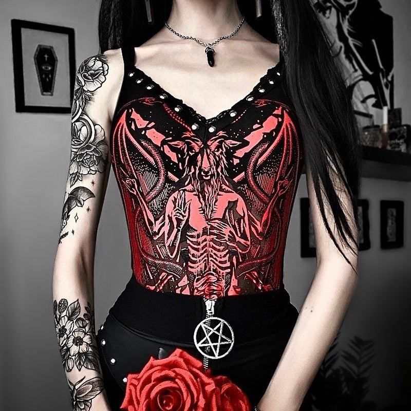 New Women's Suspender Bodysuit - European and American Style