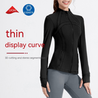 Women's Sports Long Sleeve Zipper Jacket