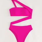 2023 Women's Solid Color One-Piece Swimsuit