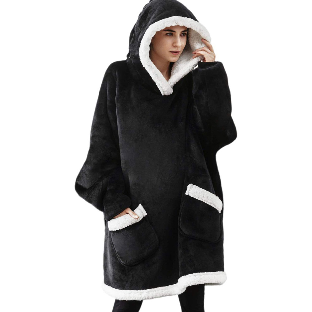 Lambs Wool Hoodie Blanket | Streetwear