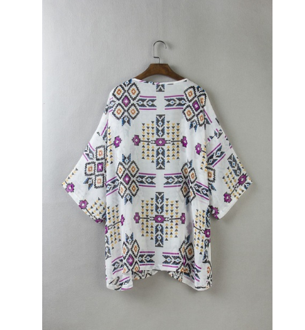 Chiffon Cover-Up, Bikini Jacket, Loose Kimono Shirt