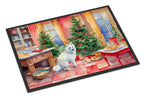 Japanese Spitz Christmas Cookies Doormat
