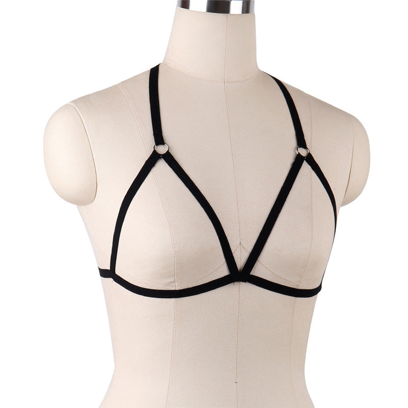 Lace Bodysuit with Open Cups and Straps for Seduction