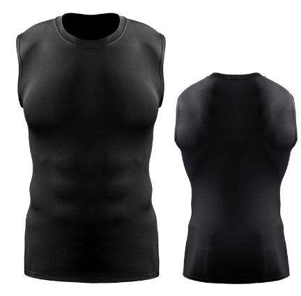 Men's Tight-Fit Yoga Tank Top for Training and Running