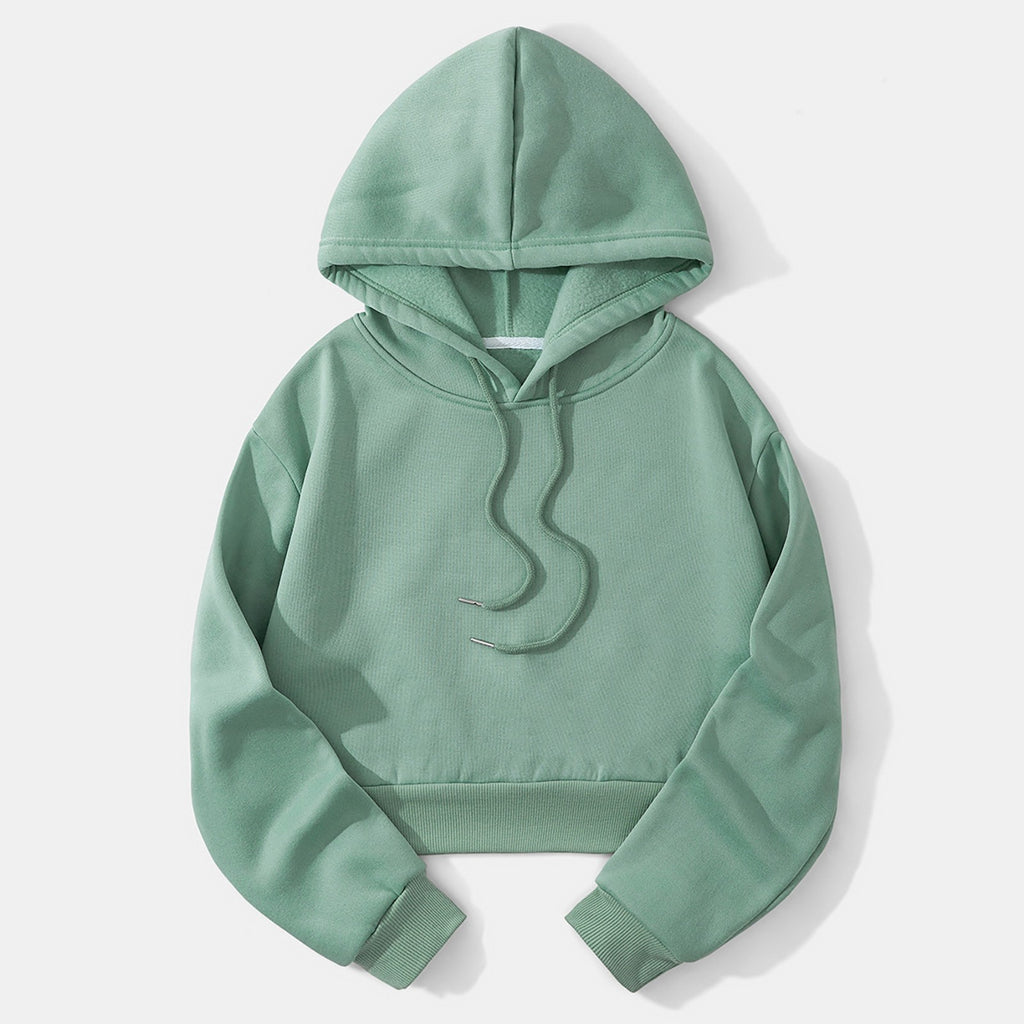 Fashionable Artistic Eyelash Print Hooded Sweatshirt