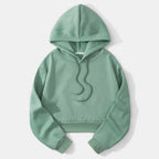 Fashionable Artistic Eyelash Print Hooded Sweatshirt