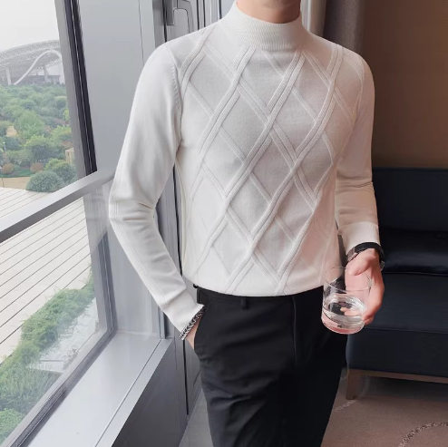 Men's Knitted Sweater (One Piece)