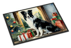 Border Collie Cozy Christmas Doormat