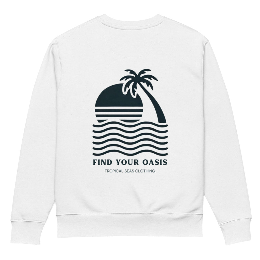 Unisex Find Your Oasis Eco Sweatshirt – 100% Organic Cotton | Streetwear