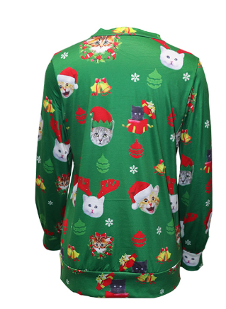 Women's Round Neck Loose Christmas Sweatshirt | Streetwear