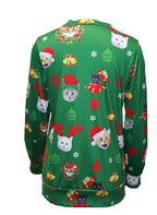 Women's Round Neck Loose Christmas Sweatshirt | Streetwear