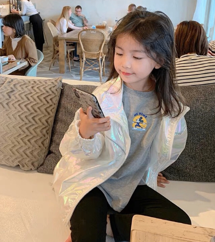 Shiny Children's Top Jacket