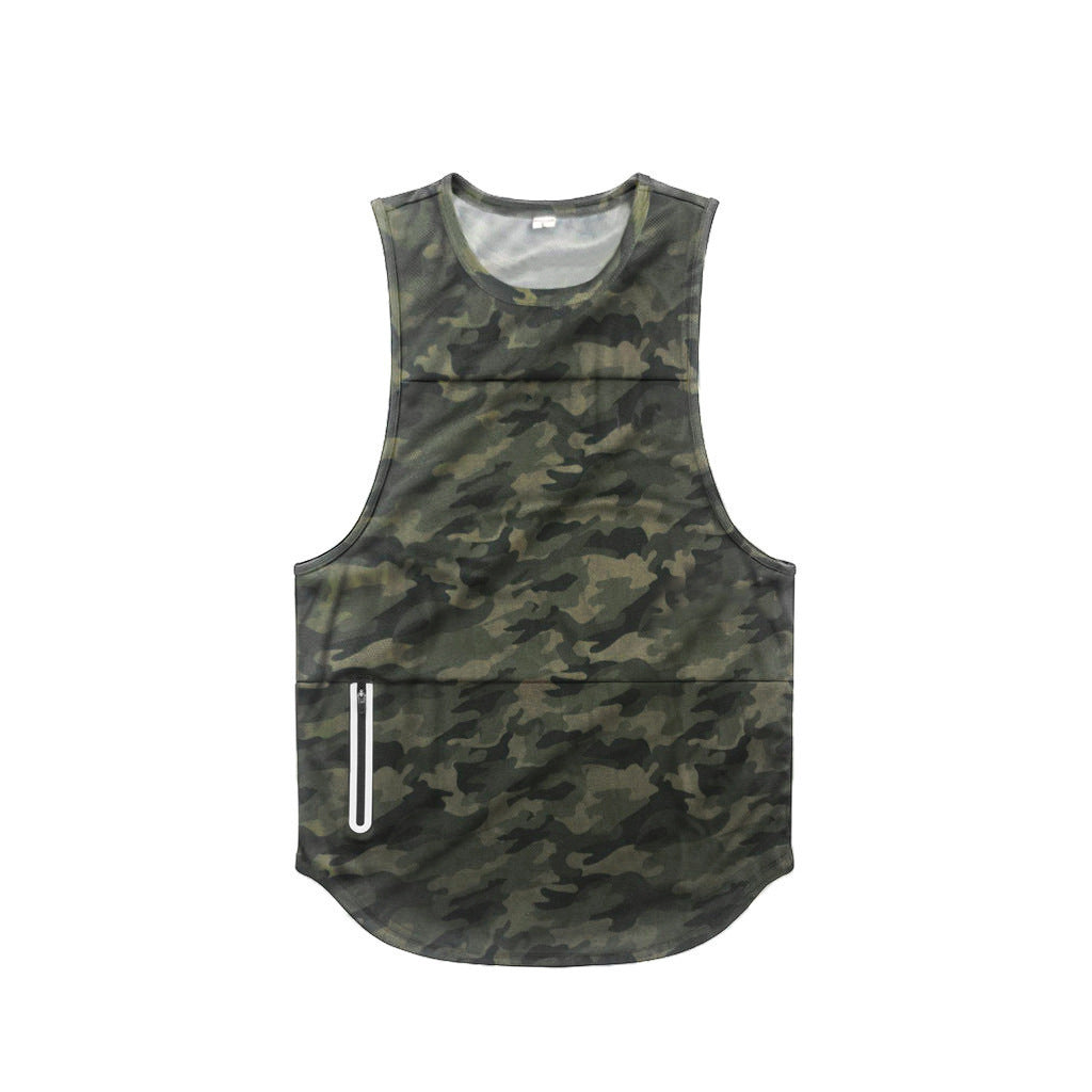 Men's Summer Sports Tank Top - Quick-Dry Fitness Shirt