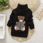 Thickened Baby Turtleneck Pullover Sweater