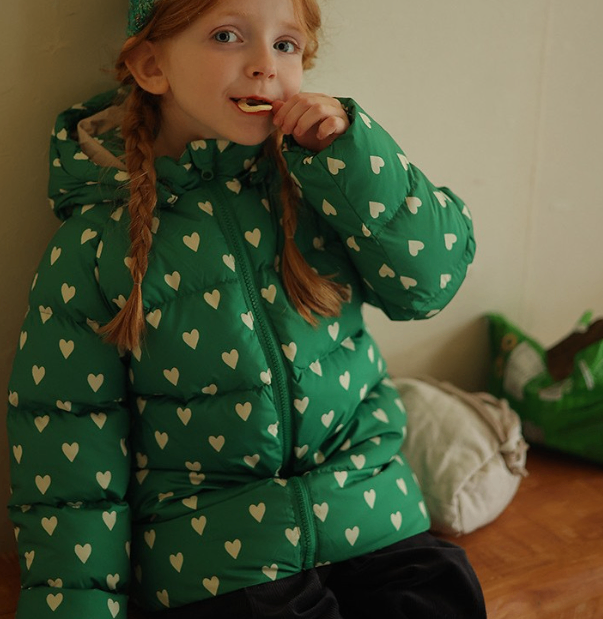 Thickened Floral Coat for Baby in Winter