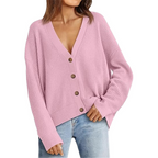 Women's Lightweight Button Cardigan
