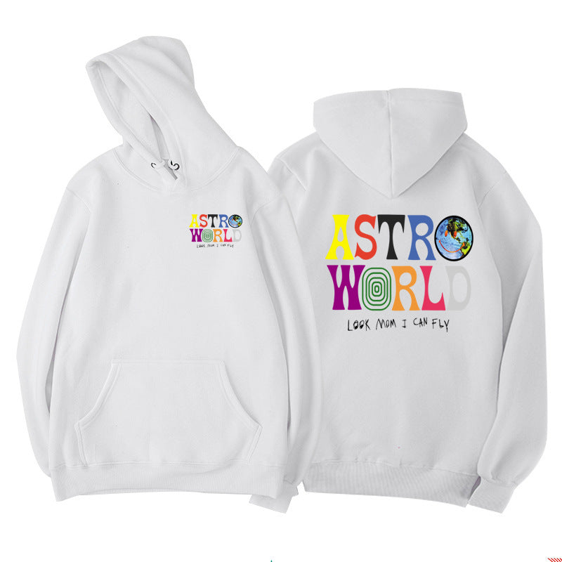 Ice Cream Pattern Casual Loose Ladies Hoodie Sweater | Streetwear