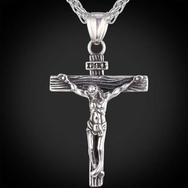 [Duplicate] Stainless Steel Jesus Cross Necklace with Chain | Christian Jewelry