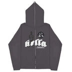 Oversized Zipper Hoodie | Streetwear