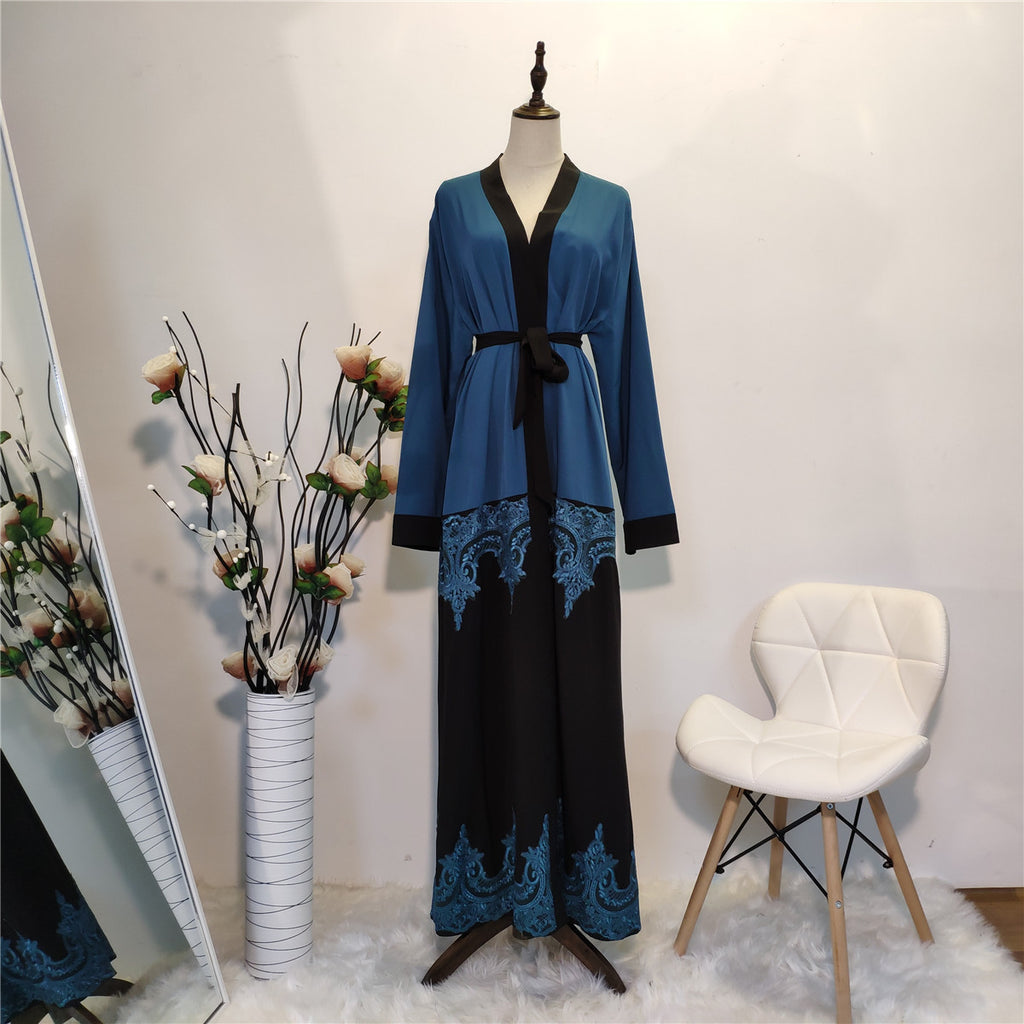 Lace Cut Out Patchwork Fashion Cardigan