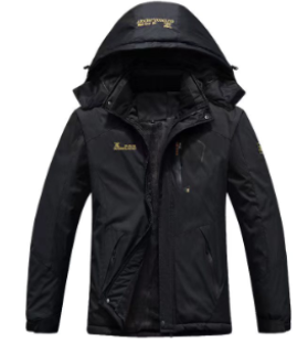 Men's PolarGuard Jacket for -30°C Outdoor Use (One Piece)