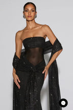 Sequin Sexy Tube Top Dress