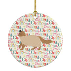 Ragdoll #2 Cat Christmas Ceramic Ornament