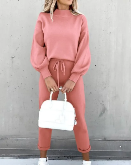 Solid Color Turtleneck Hoodie | Streetwear