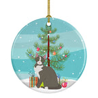 Brazilian Shorthair Cat Christmas Ceramic Ornament