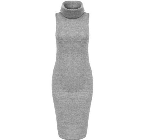 Sleeveless Knit Bodycon Pencil Dress