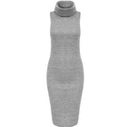 Sleeveless Knit Bodycon Pencil Dress