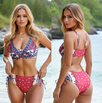 Vintage Women's Two-Piece Swimsuit with Padding