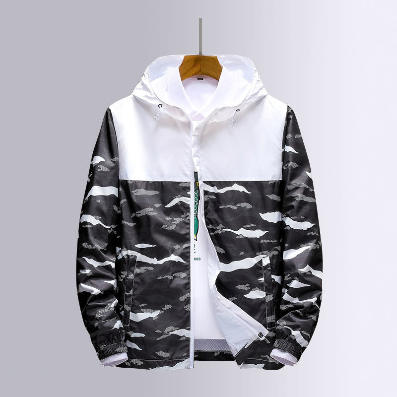 Trendy Camouflage Windbreaker Casual Sports Jacket