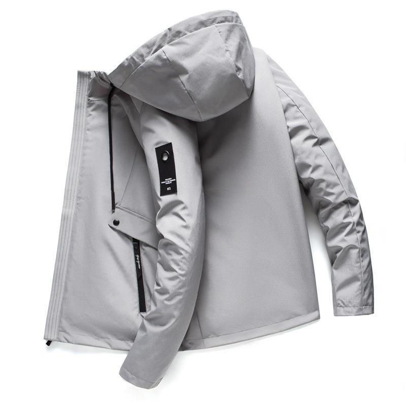 Men's Casual Loose Sports Hooded Jacket