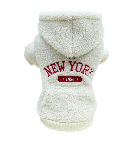 Pet Clothing I'm in New York - Thick Warm Hoodie (One Piece) | Streetwear