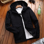Casual Mid-Length Jacket for Men's Outdoor Sports