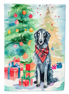 Scottish Deerhound Christmas Garden Flag