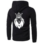 Lion Pattern Hooded Sweater for Men and Women