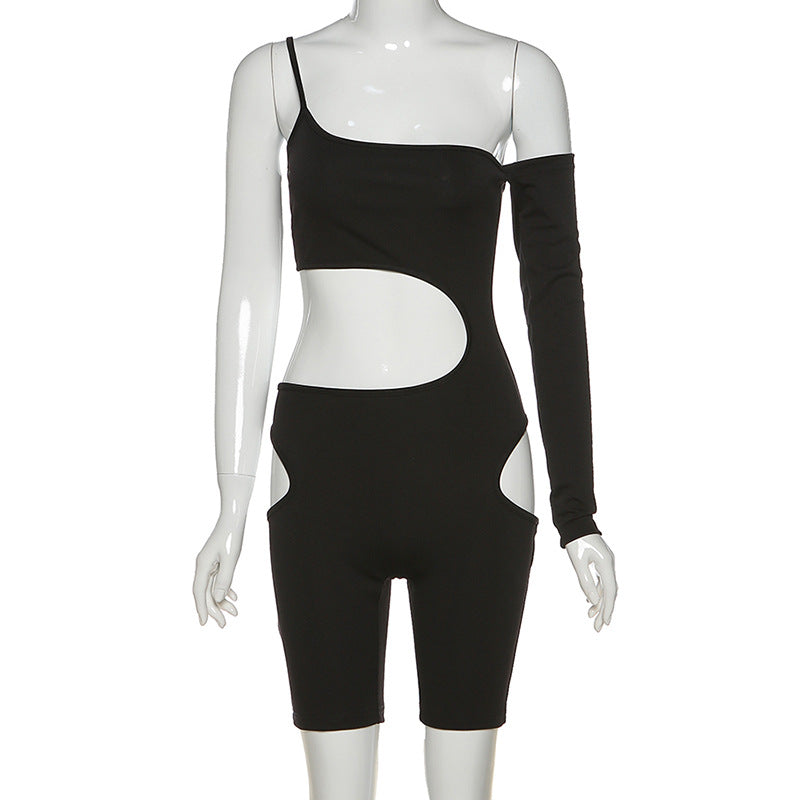 2020 Summer Women's Sexy Cutout Bodysuit Outfit