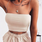 2019 Summer Women's Plain Cotton Camisole Top