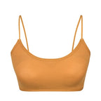 Summer Women's Cotton No Steel Ring Bra Tube Top