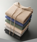 Men's Hooded Loose Knitted Sweater