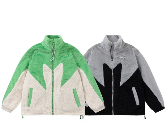 Winter Thick Letter Embroided Jacket