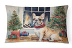 French Bulldog Christmas Throw Pillow