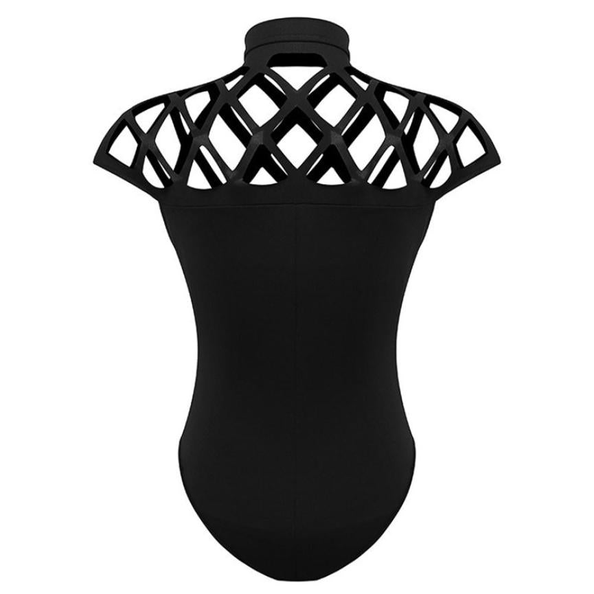 Mesh Short Sleeve Bodysuit - Available in Multiple Colors